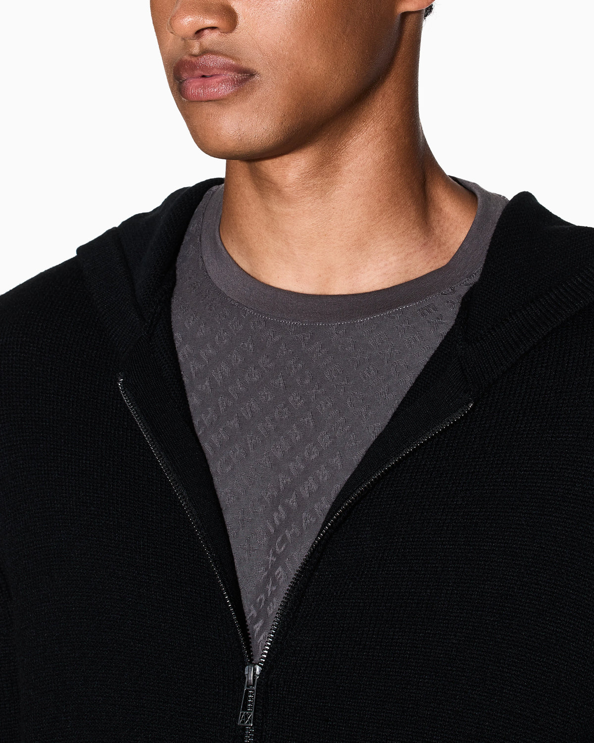 Regular fit t-shirt in jacquard fabric