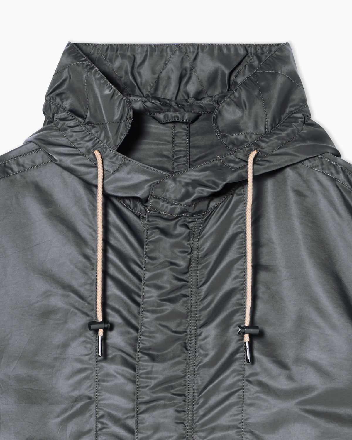 Minimalist Nylon Twill Technical Parka