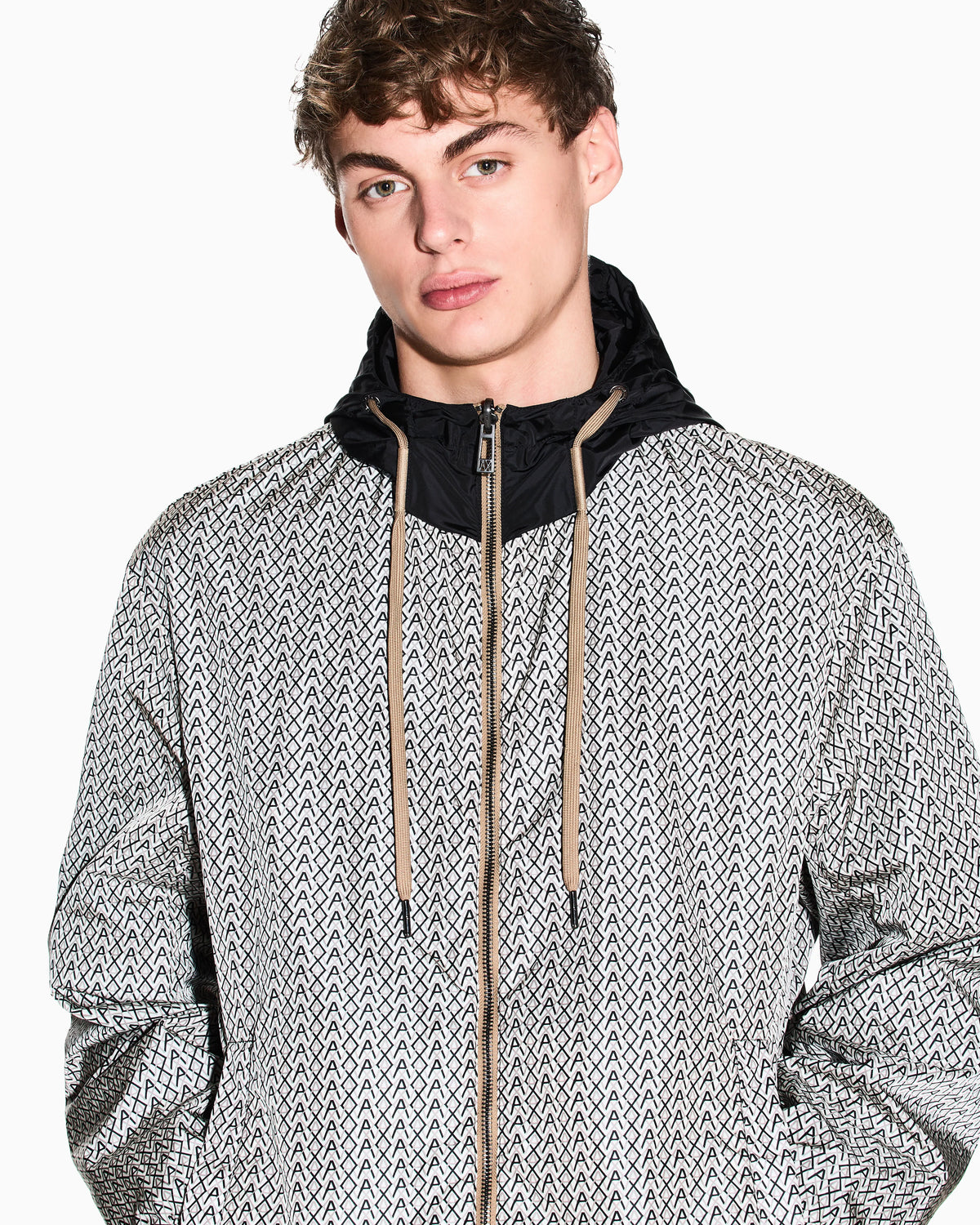 Ultralight Nylon Blouson with Iridescent Effect