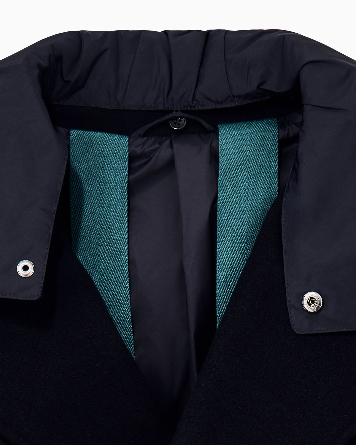 blouson jacket in virgin wool blend