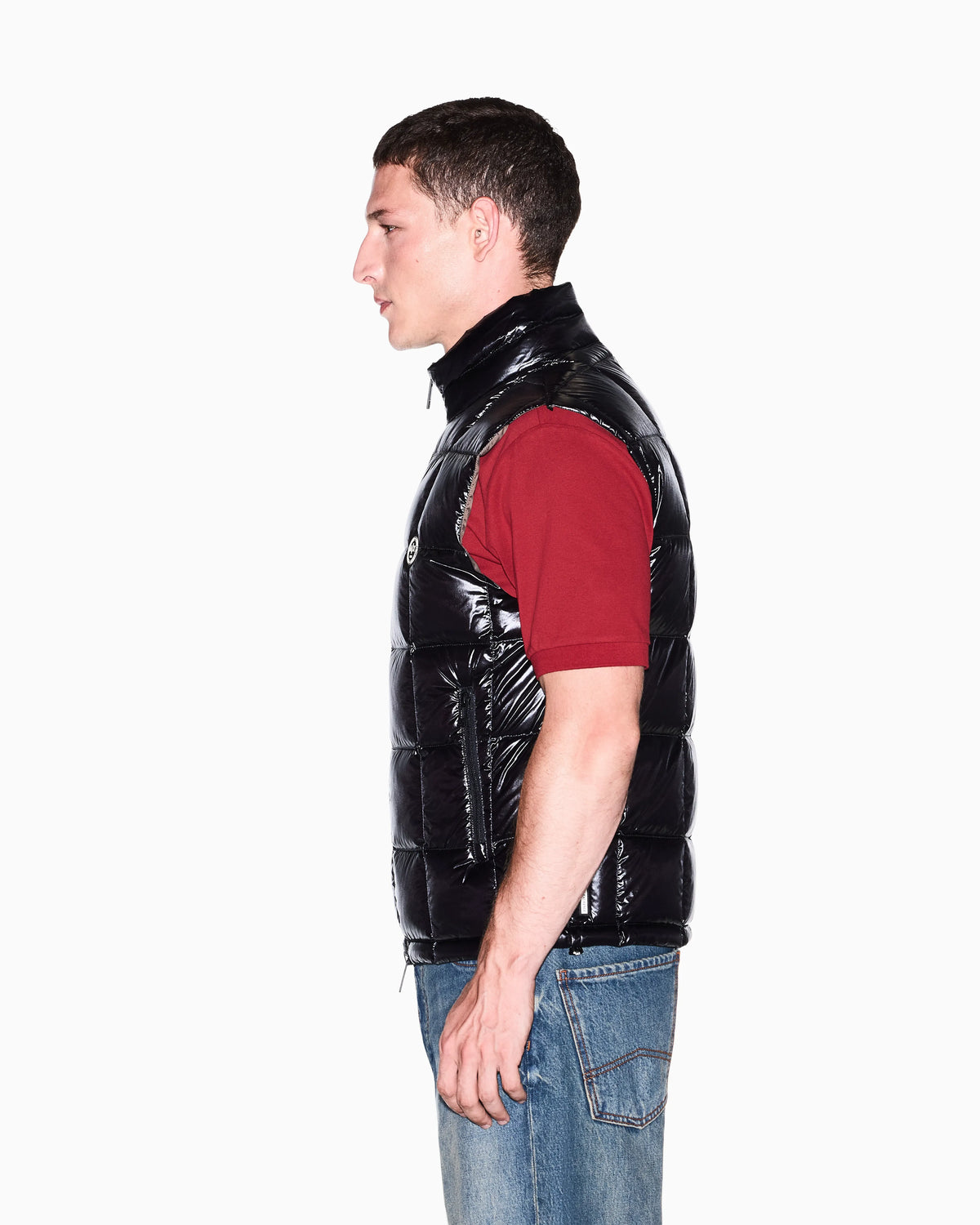 down jacket nylon with down feather padding