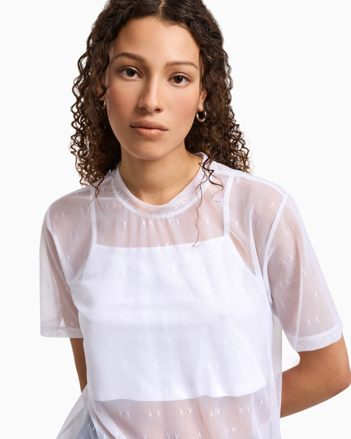 Transparent T-shirt with top