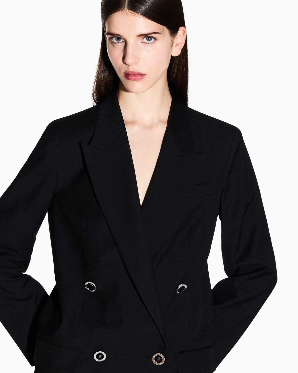 Oversized double-breasted blazer