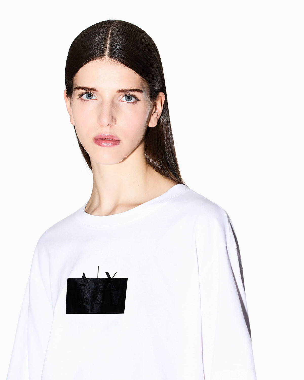 Cropped T-shirt with logo