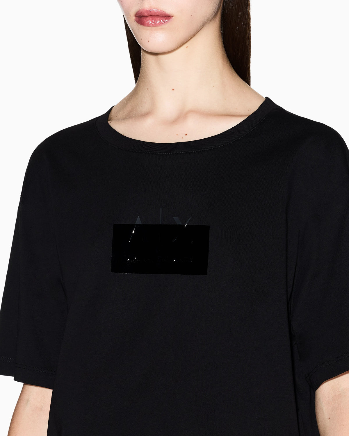 Cropped T-shirt with logo