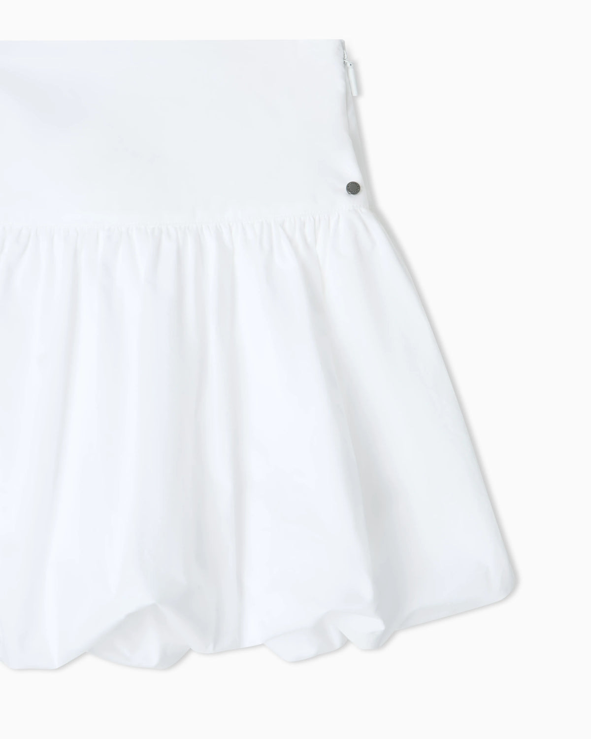 Mini A-Line Skirt in Fine Cotton Twill