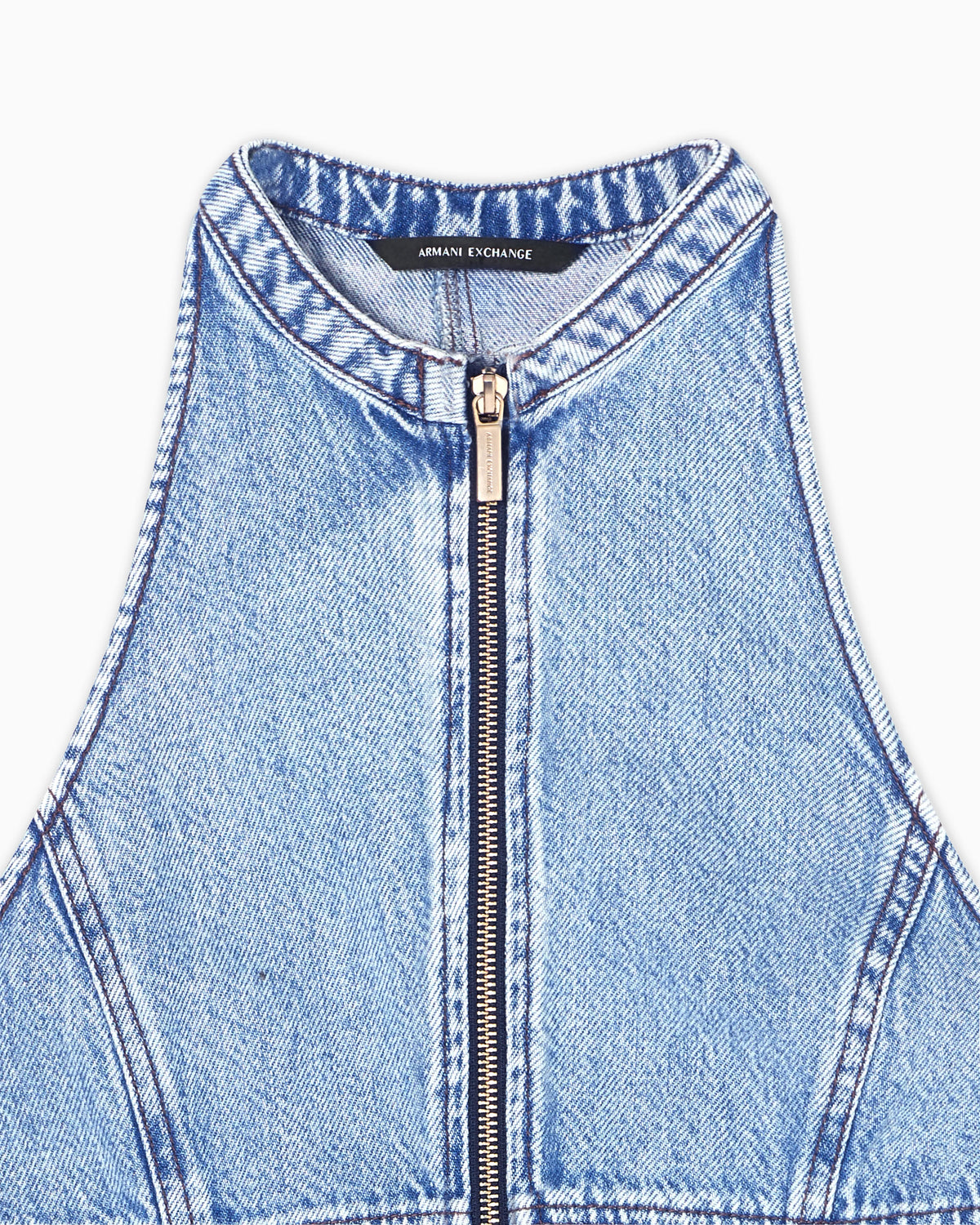 Maxi Denim Zip Up Dress