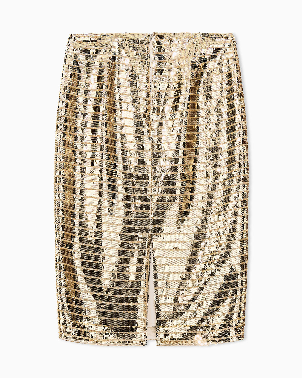 slim fit skirts in chiffon with sequins