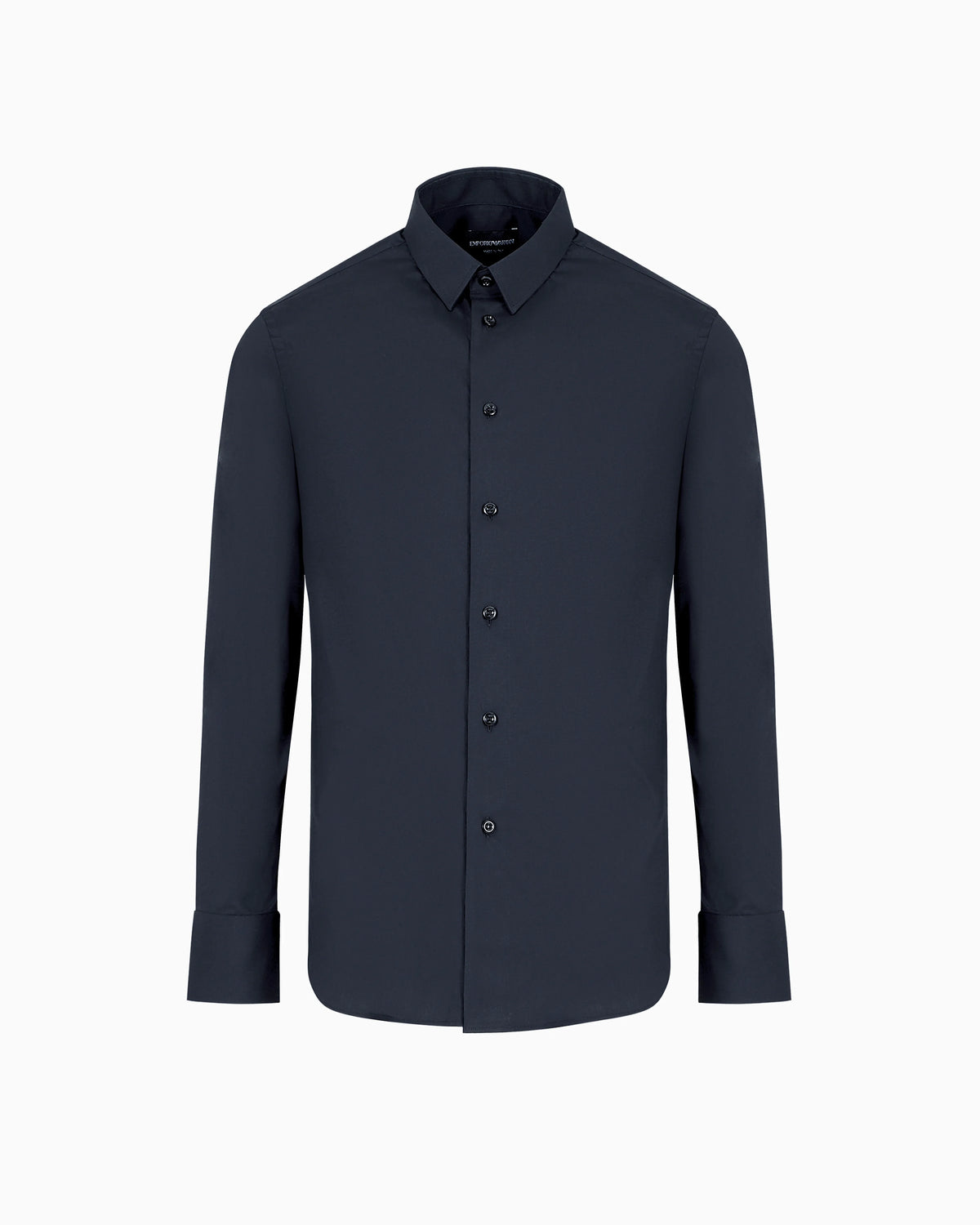 Stretch cotton poplin shirt