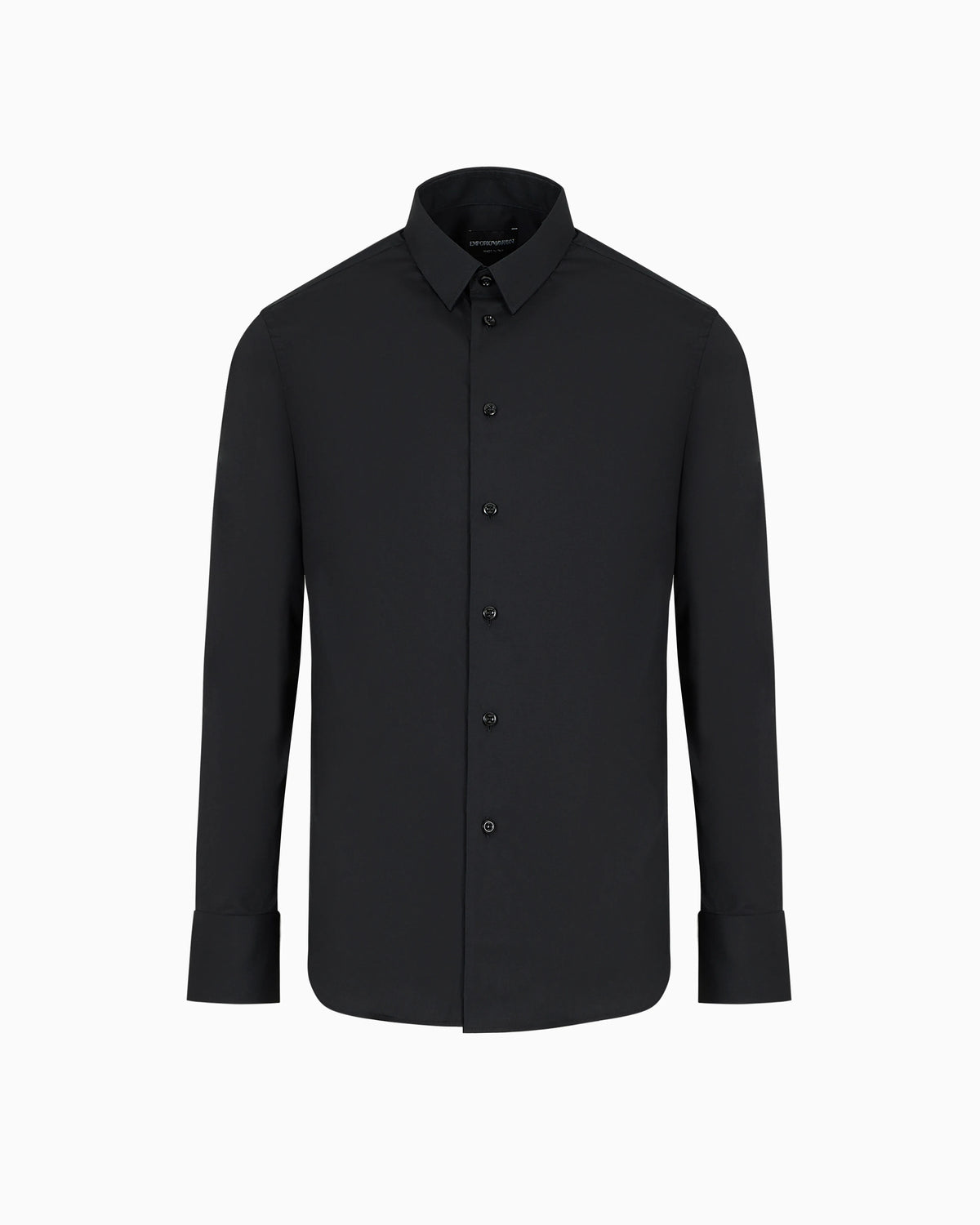 Stretch cotton poplin shirt