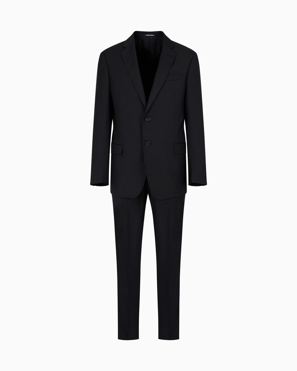 Single-breasted suit in fresh wool canvas