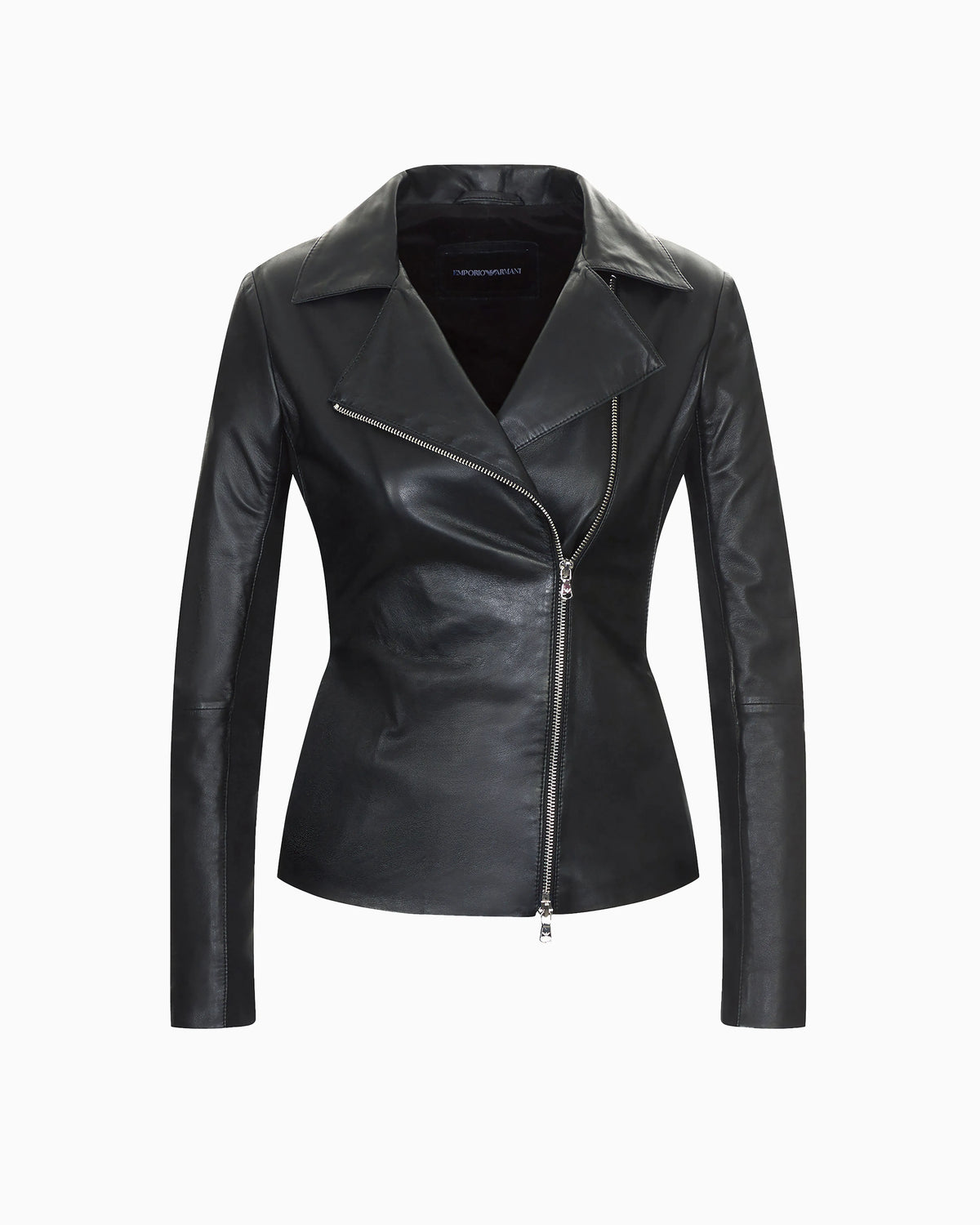 Jersey insert jacket in nappa biker style Essential