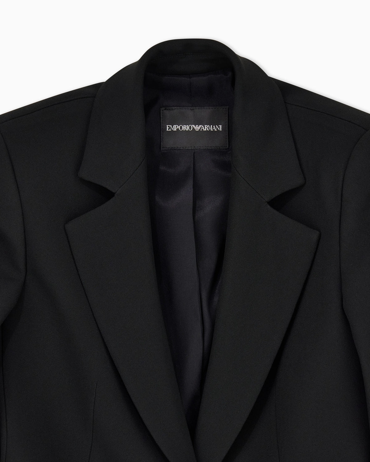 Cady crepe jacket with lapels in a slim fit Essential