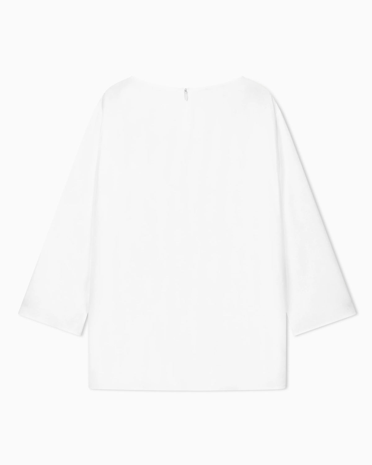 Envers satin blouse with 3/4 sleeves and zip Essential