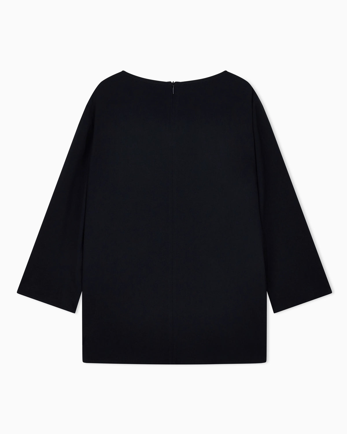 Envers satin blouse with 3/4 sleeves and zip Essential