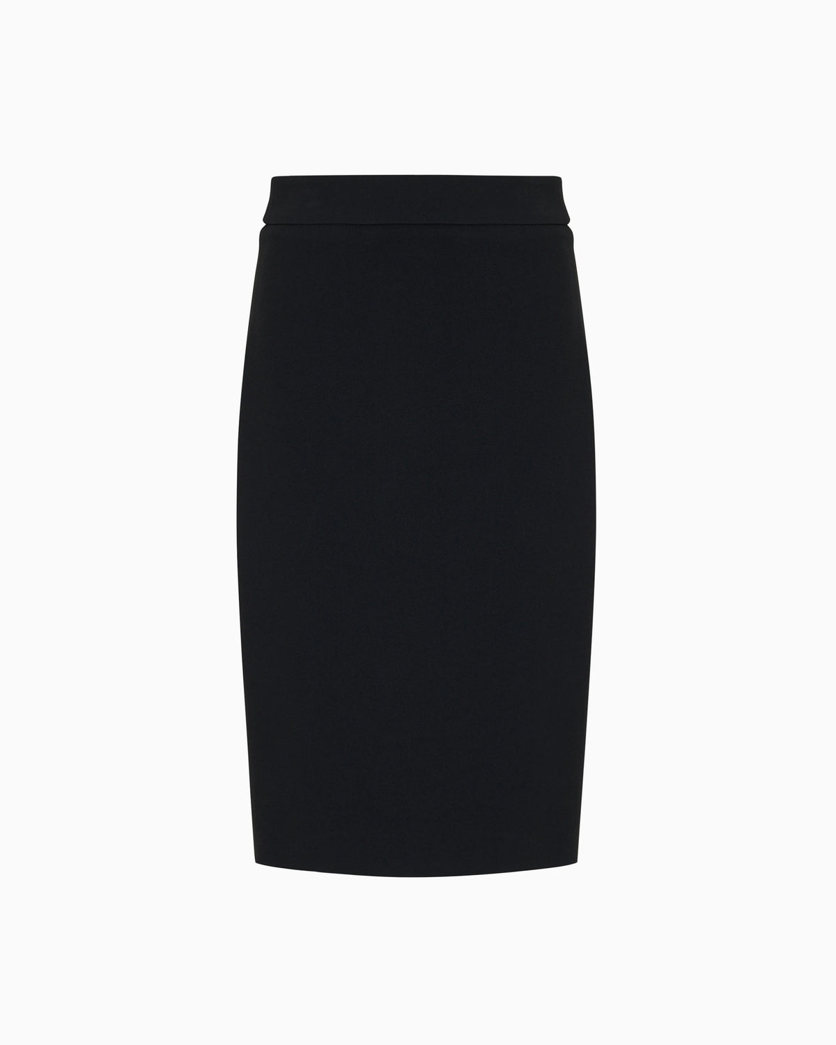 Pencil midi skirt in crepe cady