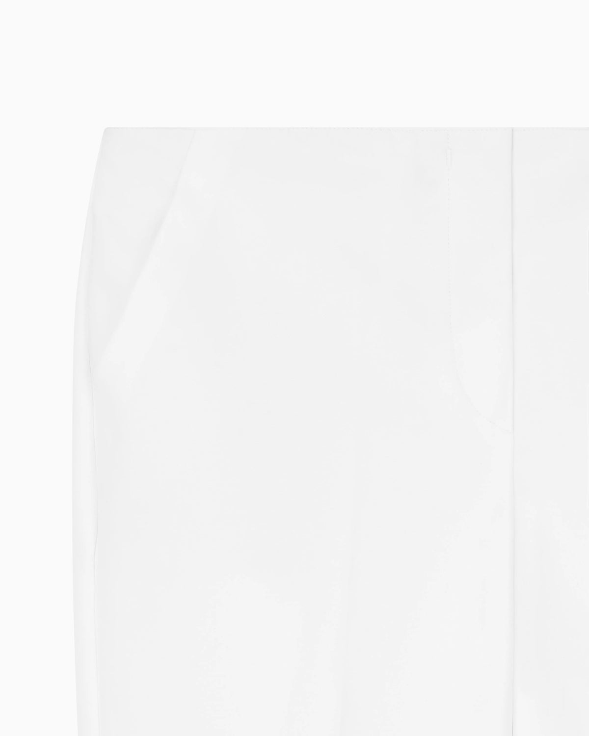 High-waisted trousers in stretch cotton gabardine Essential