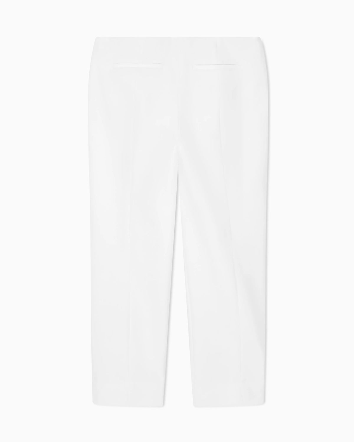 High-waisted trousers in stretch cotton gabardine Essential