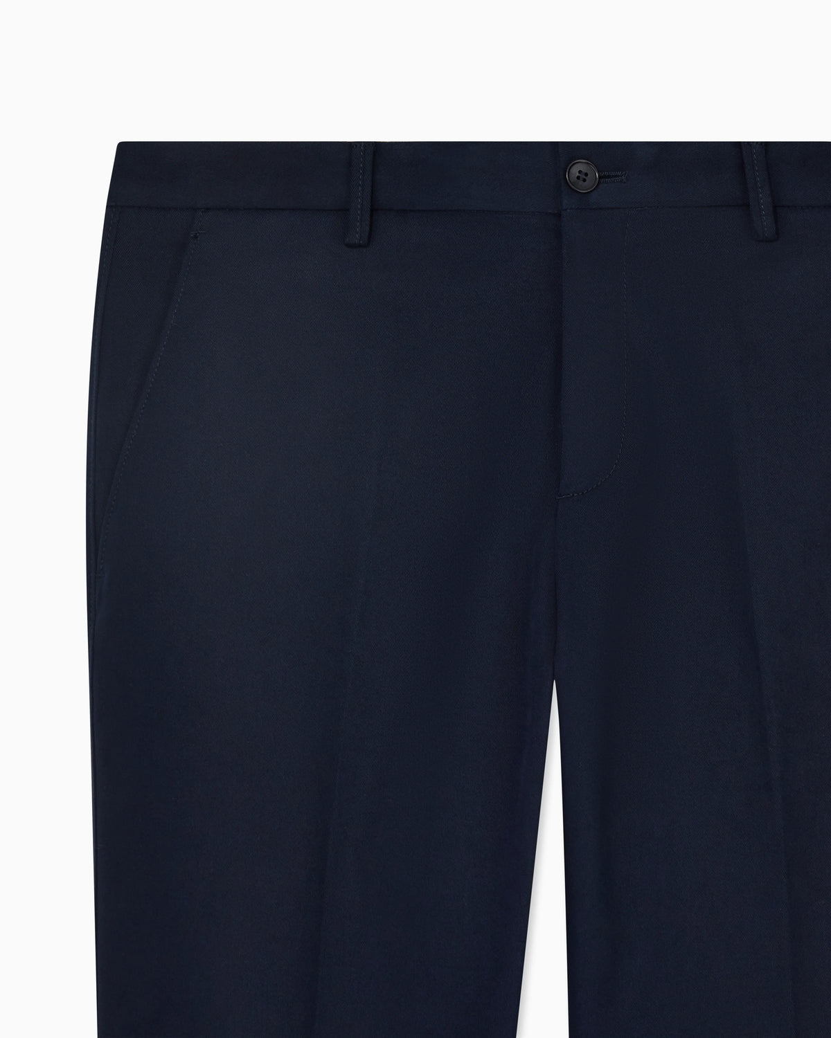 Stretch cashmere and cotton trousers