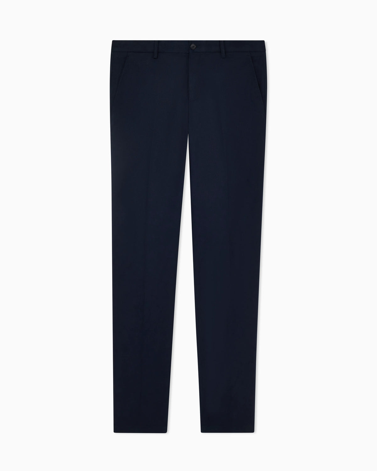 Stretch cashmere and cotton trousers