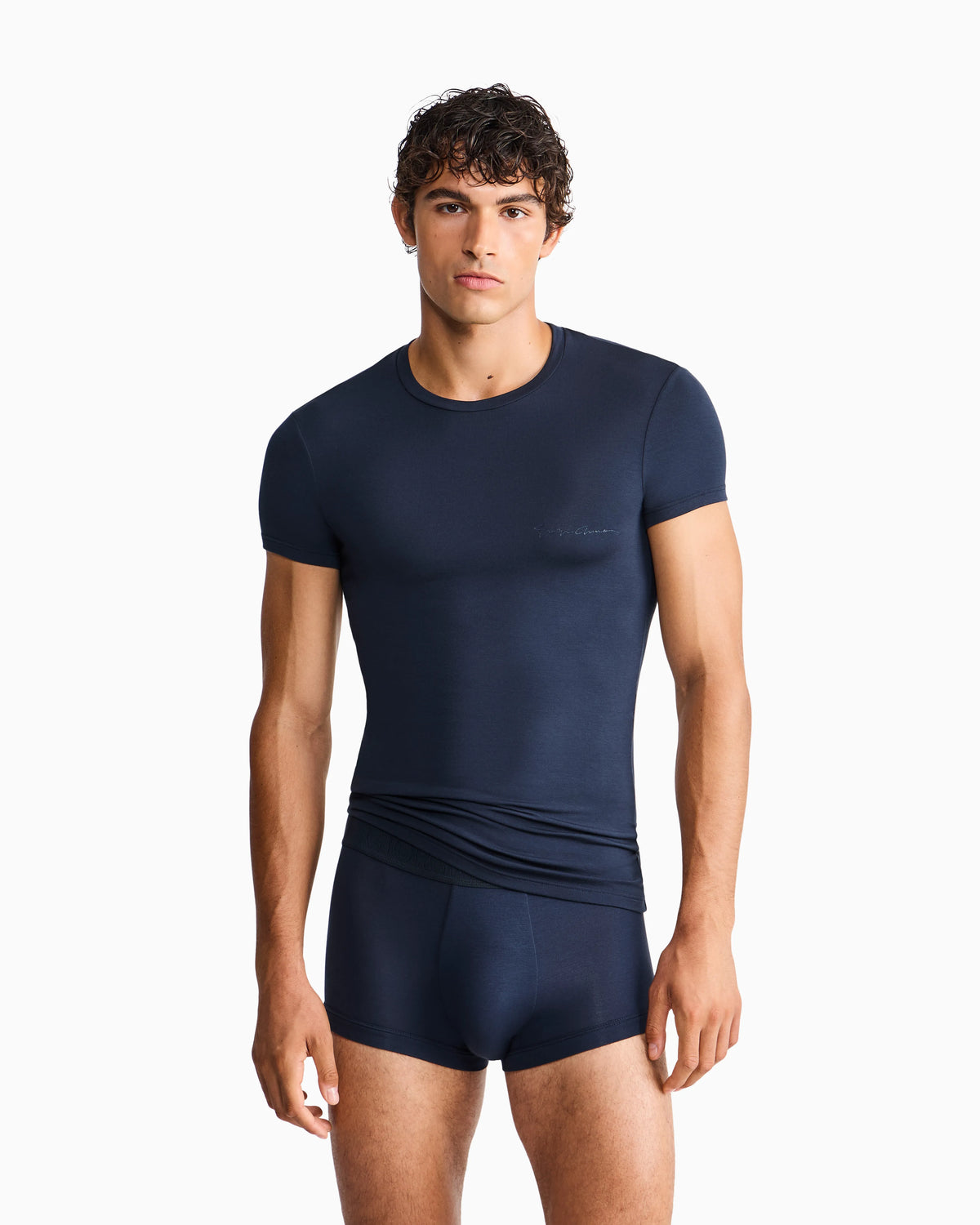 Stretch jersey loungewear T-shirt