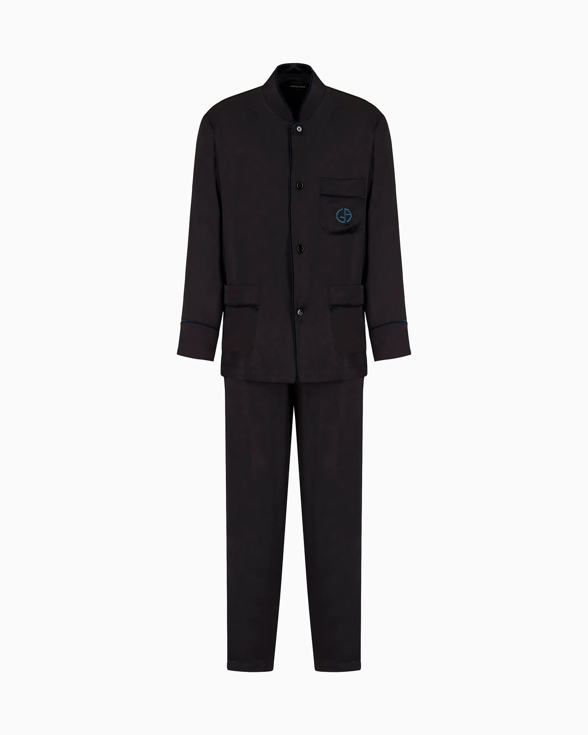 Silk monogrammed pyjamas