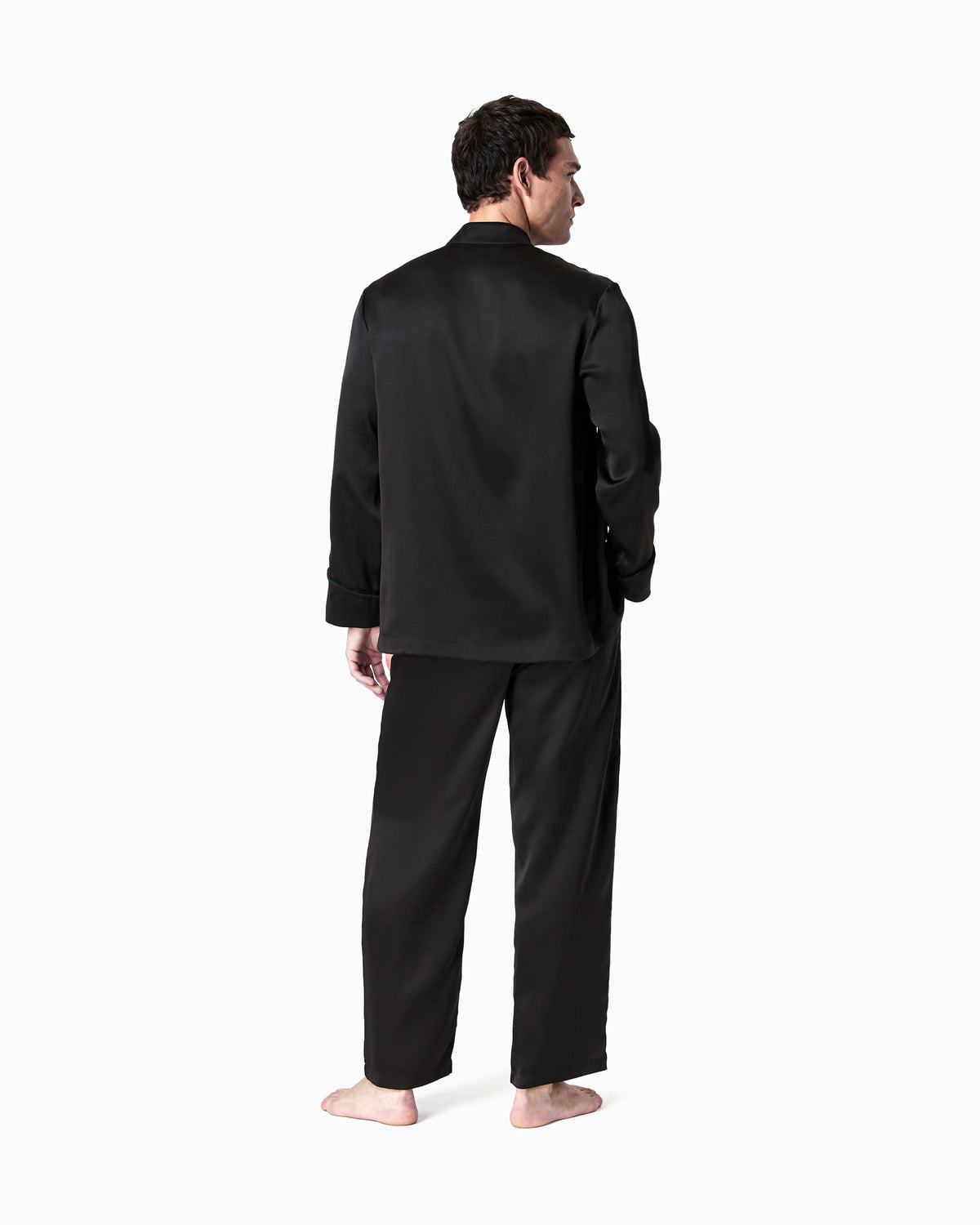 Silk monogrammed pyjamas