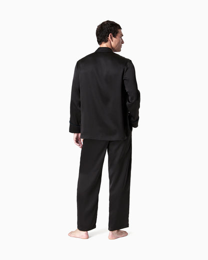 Silk monogrammed pyjamas