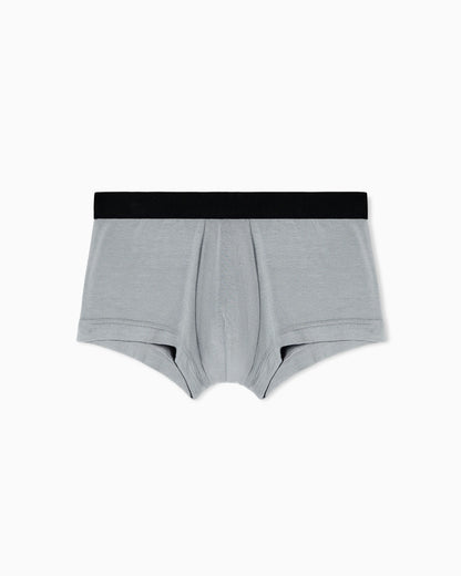 Stretch jersey boxers with logo band