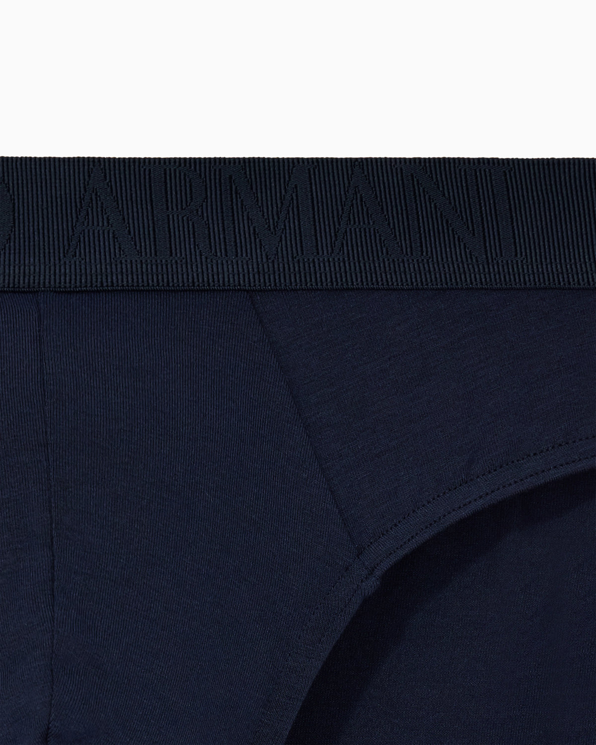 Stretch jersey briefs with logo band