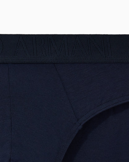 Stretch jersey briefs with logo band