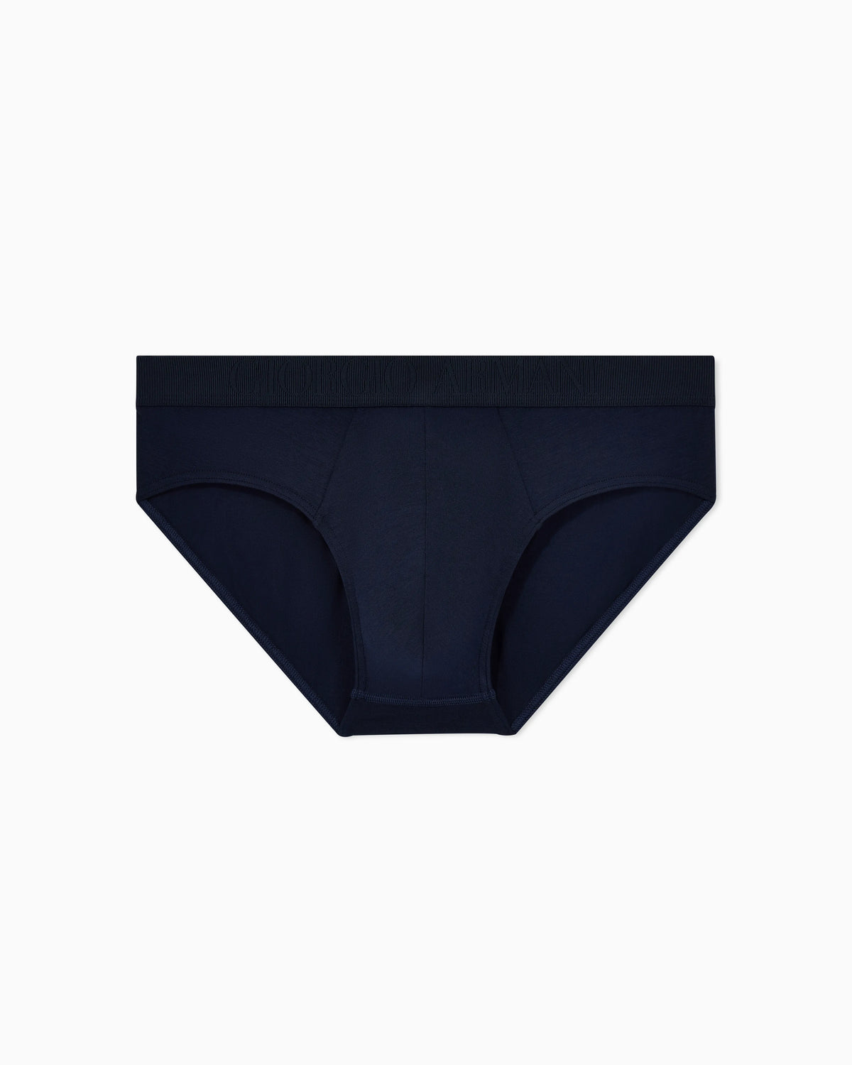Stretch jersey briefs with logo band