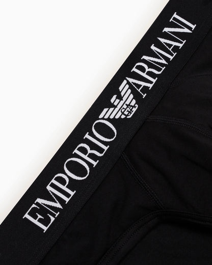 Basic briefs with logo waistband