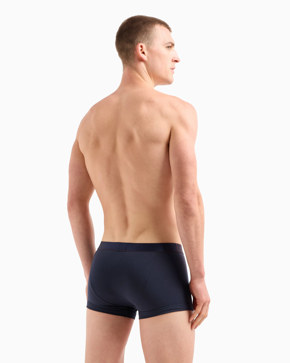 Three-pack of ASV shiny logoband organic-cotton boxer briefs