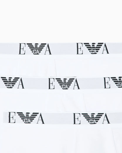 Three pack boxer in stretch cotton with monogram logo