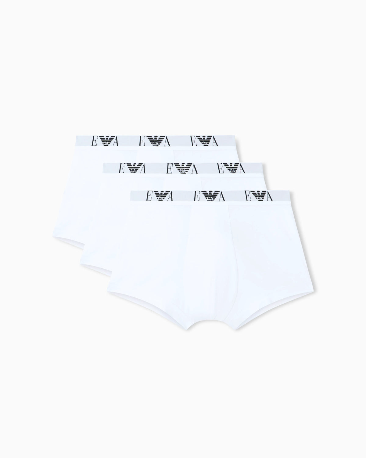 Three pack boxer in stretch cotton with monogram logo