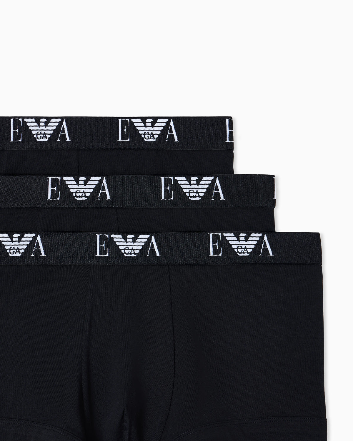 Three pack boxer in stretch cotton with monogram logo