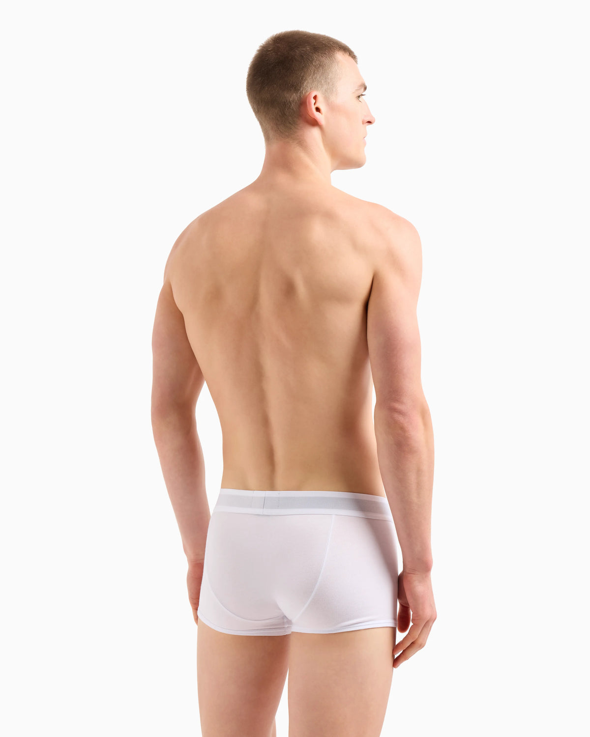Basic boxer briefs with logo waistband