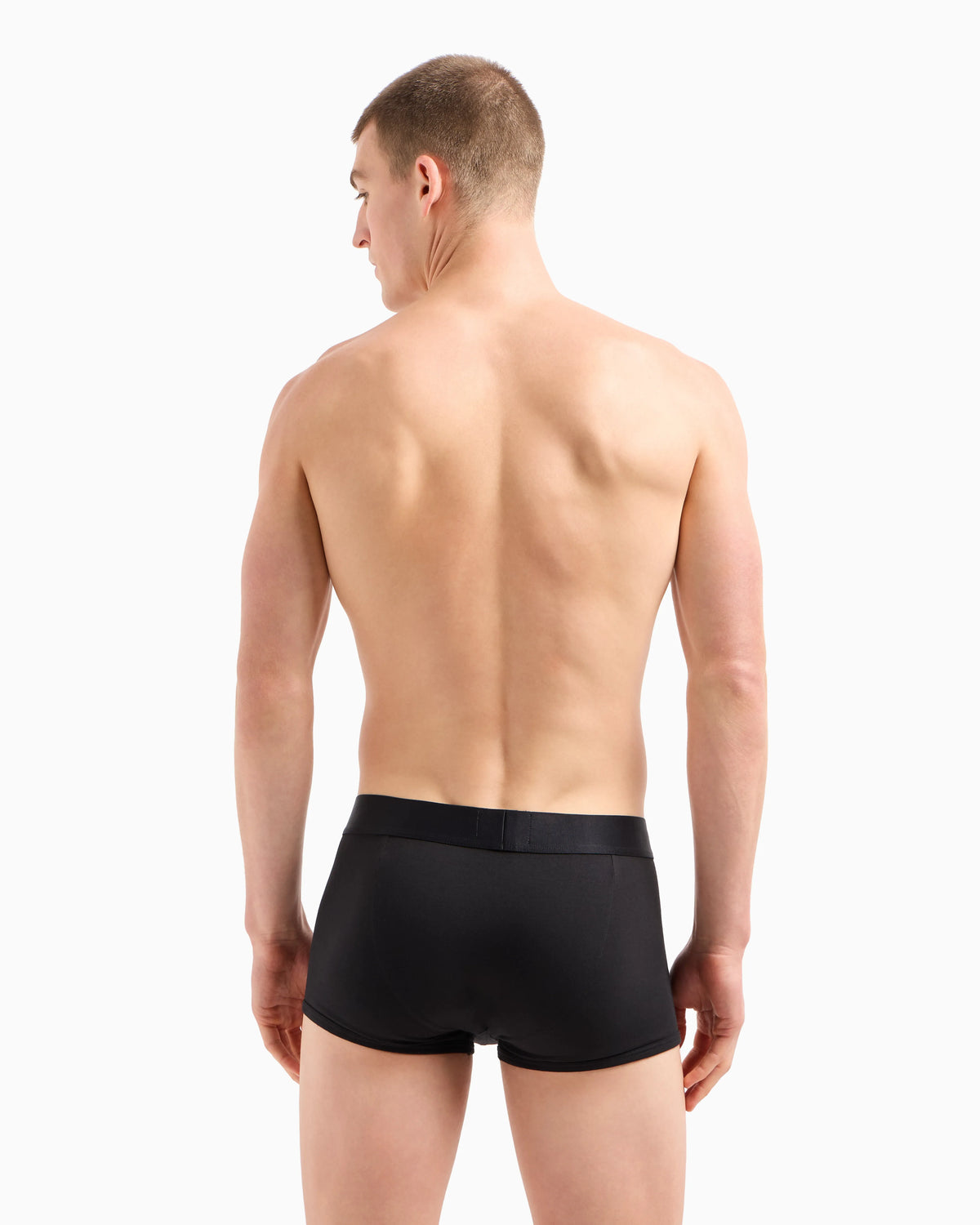 Basic boxer briefs with logo waistband