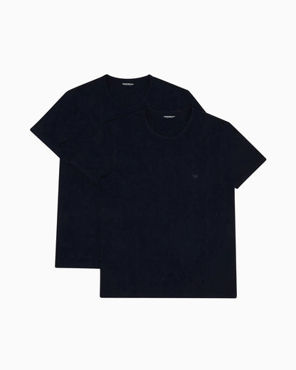 Two-pack of regular-fit, pure cotton underwear T-shirts