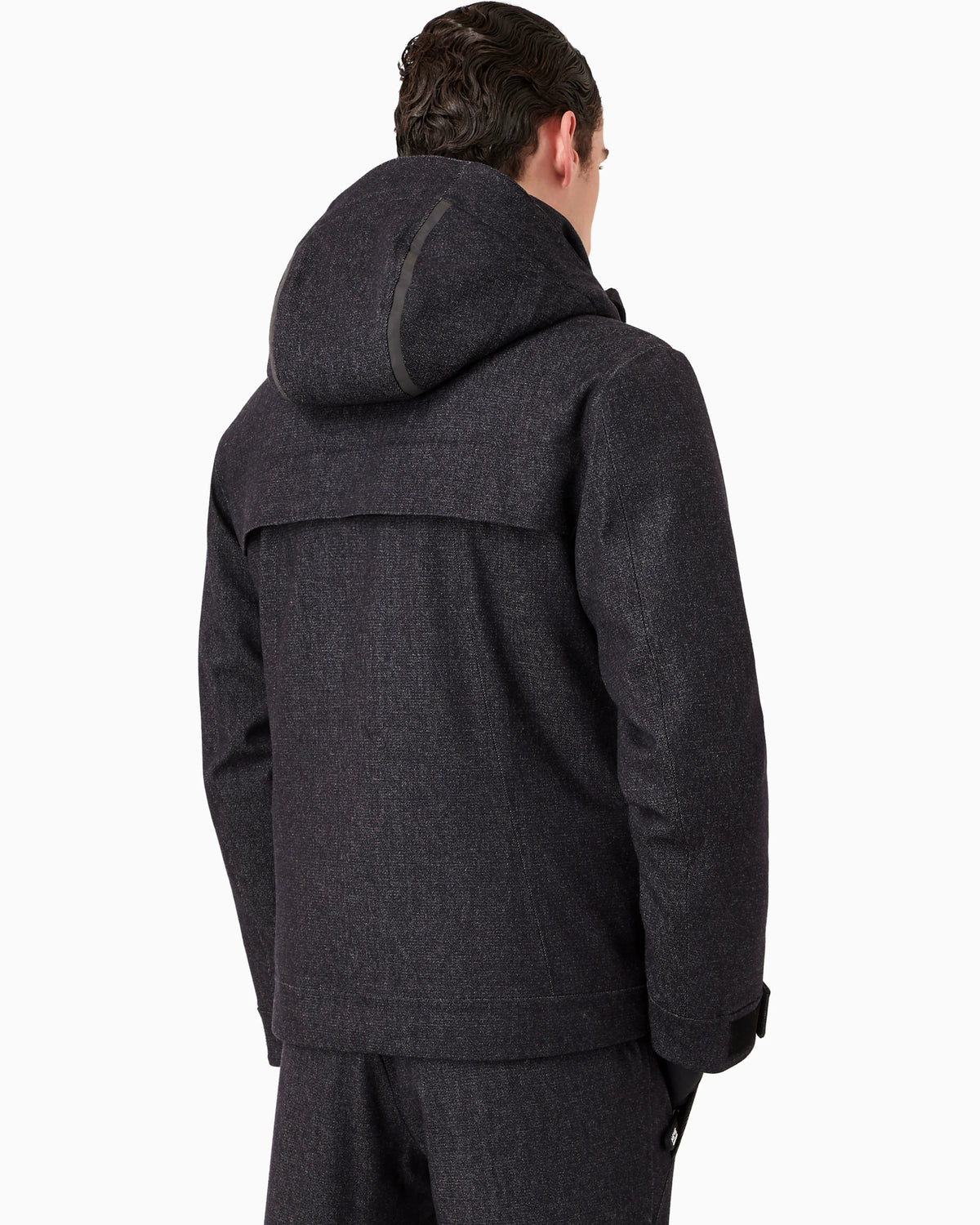 Insulated water-repellent wool ski jacket from