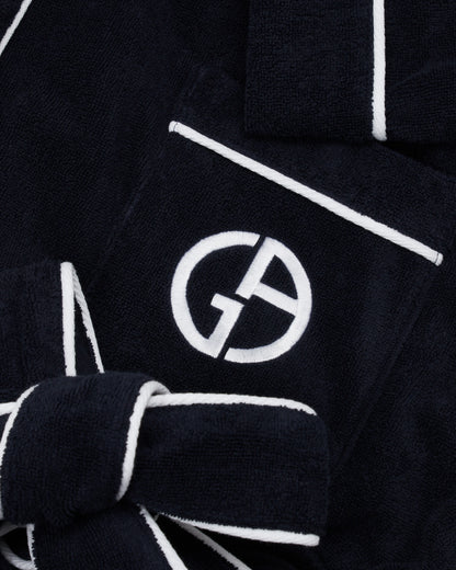 Cotton terry bathrobe