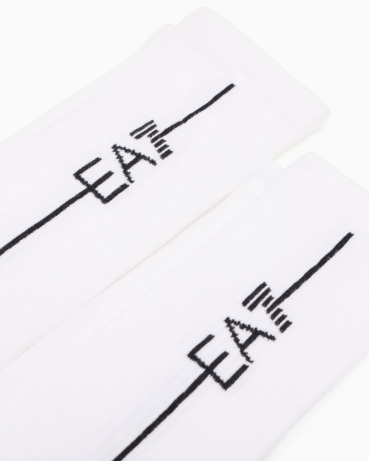 Training socks with jacquard logo Unisex Train Socks
