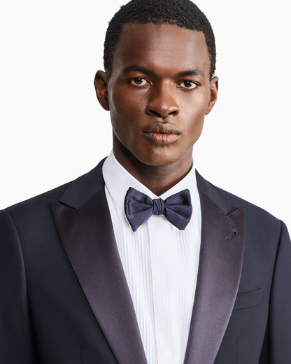 Pure wool, half-canvassed, slim-fit tuxedo from the Soho line