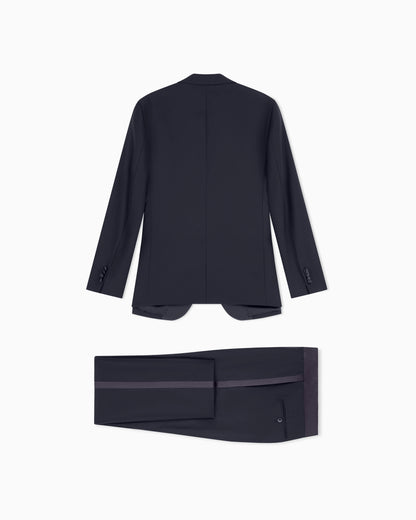 Pure wool, half-canvassed, slim-fit tuxedo from the Soho line