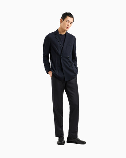 Cashmere jacket in an unlined double-breasted design Icon