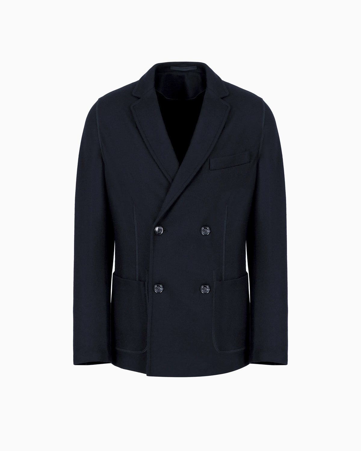 Cashmere jacket in an unlined double-breasted design Icon