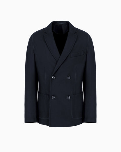 Cashmere jacket in an unlined double-breasted design Icon