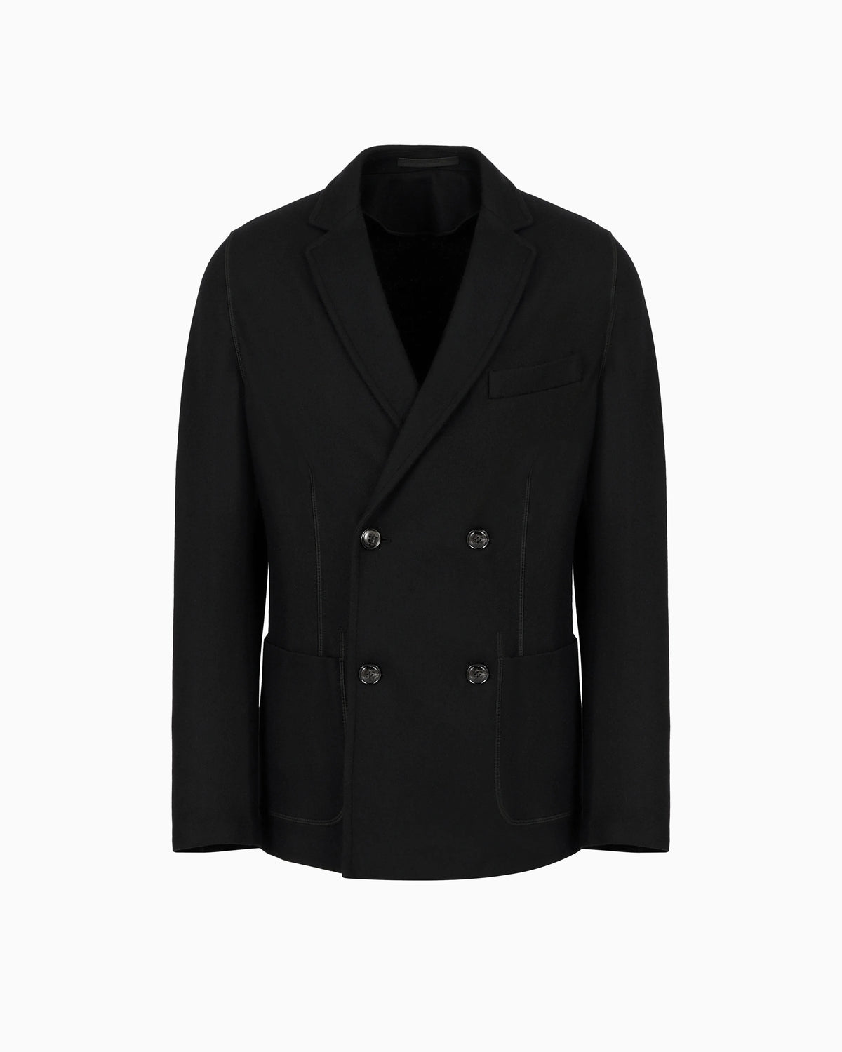 Cashmere jacket in an unlined double-breasted design Icon