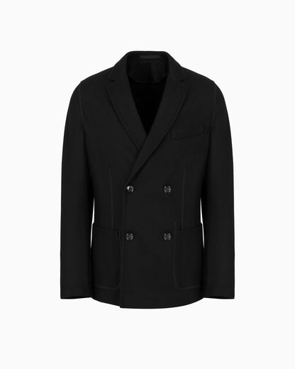 Cashmere jacket in an unlined double-breasted design Icon